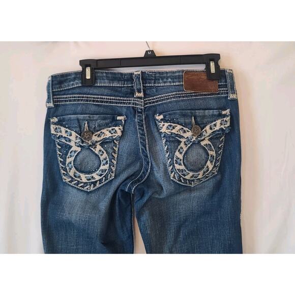 Big Star Womens Distressed Liv Bootcut Jeans 28 X 30 Y2K - Picture 5 of 6